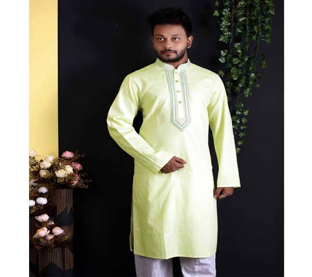 Thai Cotton Panjabi (Karchupi Work) For Men