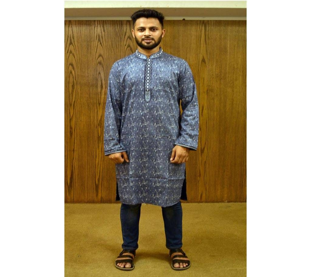 Punjabi for Eid Indian Dupion - Grey - F1