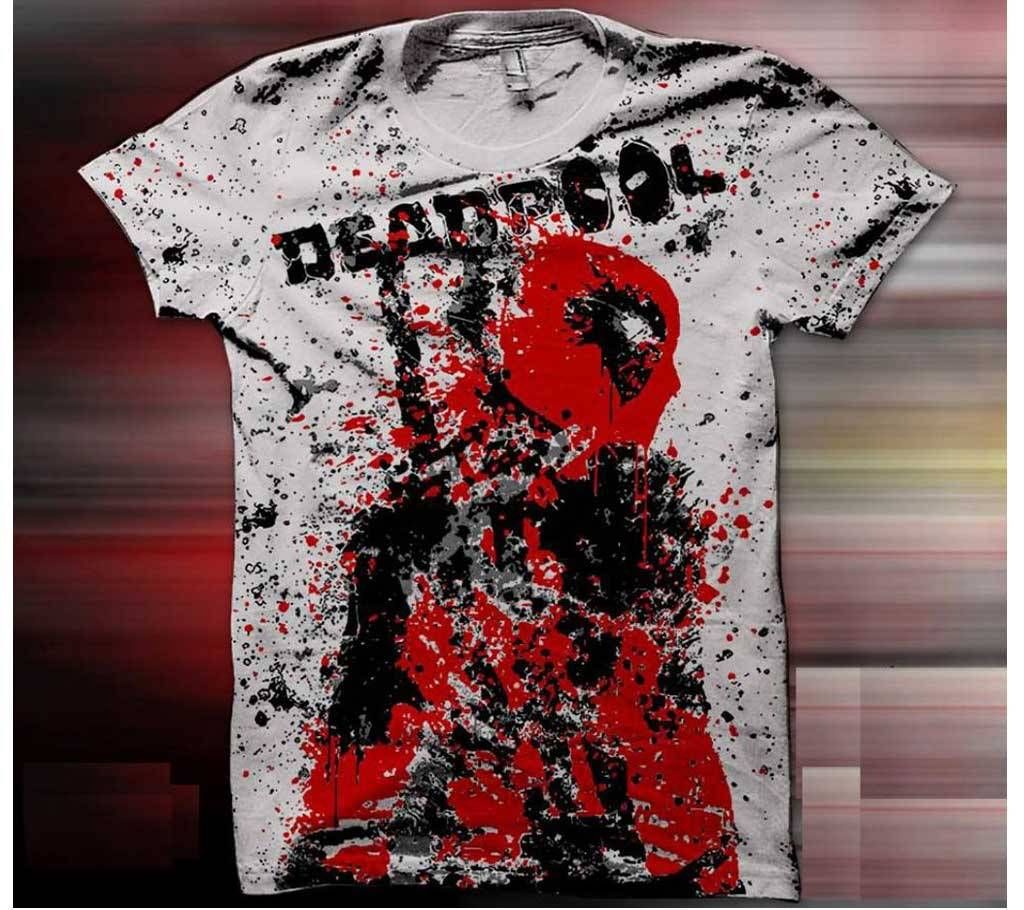 Rubber Print Cotton T-shirt -159- FAS