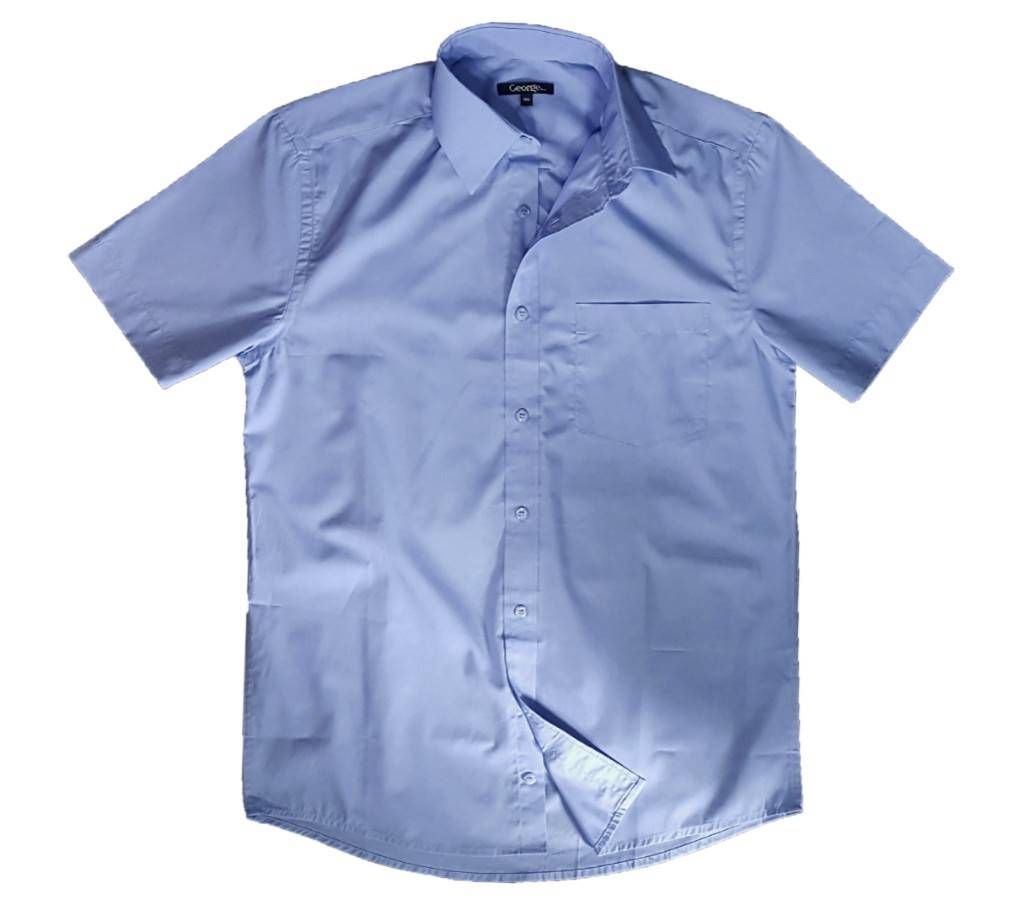 GENTS POLY-COTTON, HALF-SLEEVE FORMAL-SHIRT.
