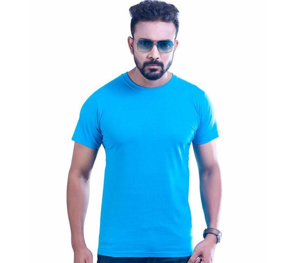 Mens Half Sleeve Cotton T-Shirt T-58