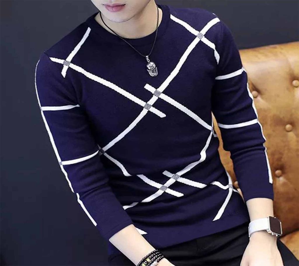 Stylish Mens Full Sleeve T-Shirt