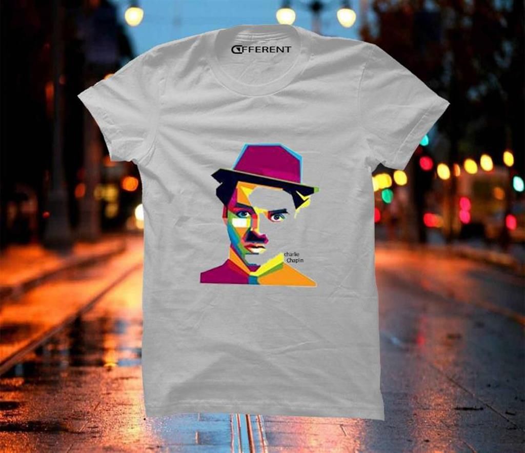 Charlie Chaplin Gents Half Sleeve Cotton T-shirt 