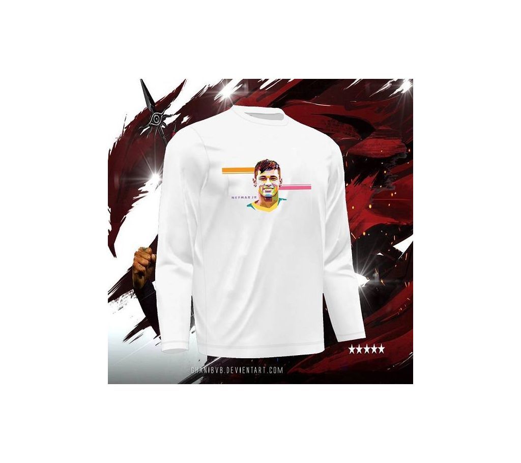 Neymar Full Sleeve T-Shirt