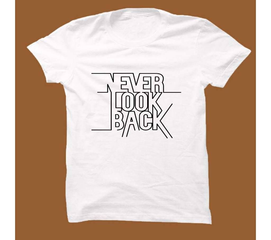 White Cotton Short Sleeve T-Shirt for Men WTS007