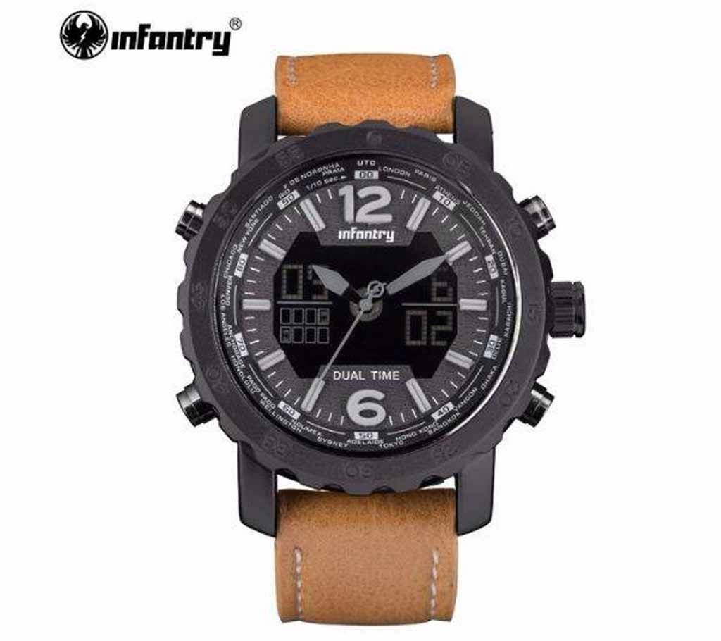 Dual display watch for men