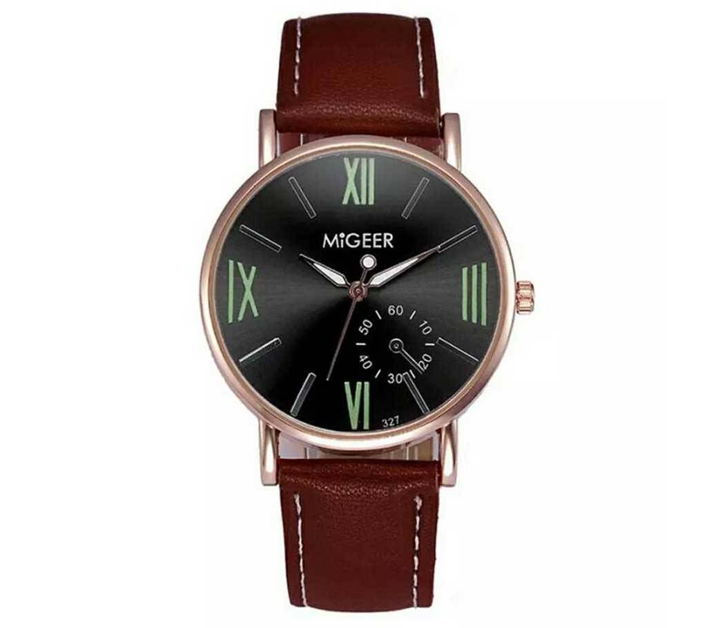 MIGGER analogue display wrist watch for men 