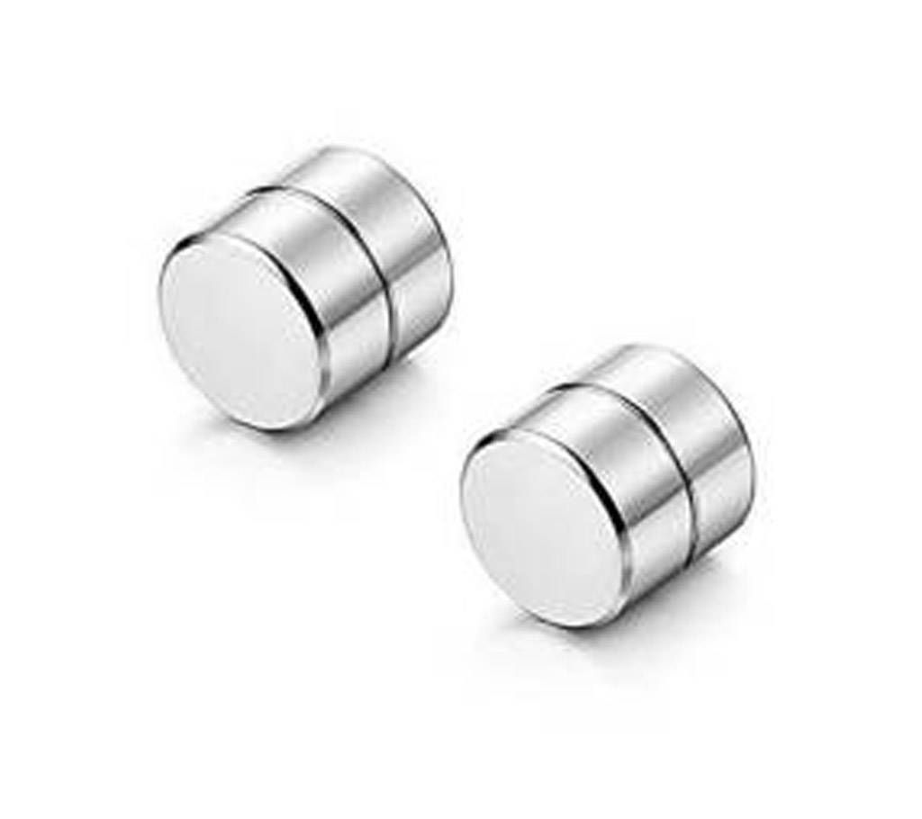 Men's Circular Magnetic Earring Pair of 6 mm