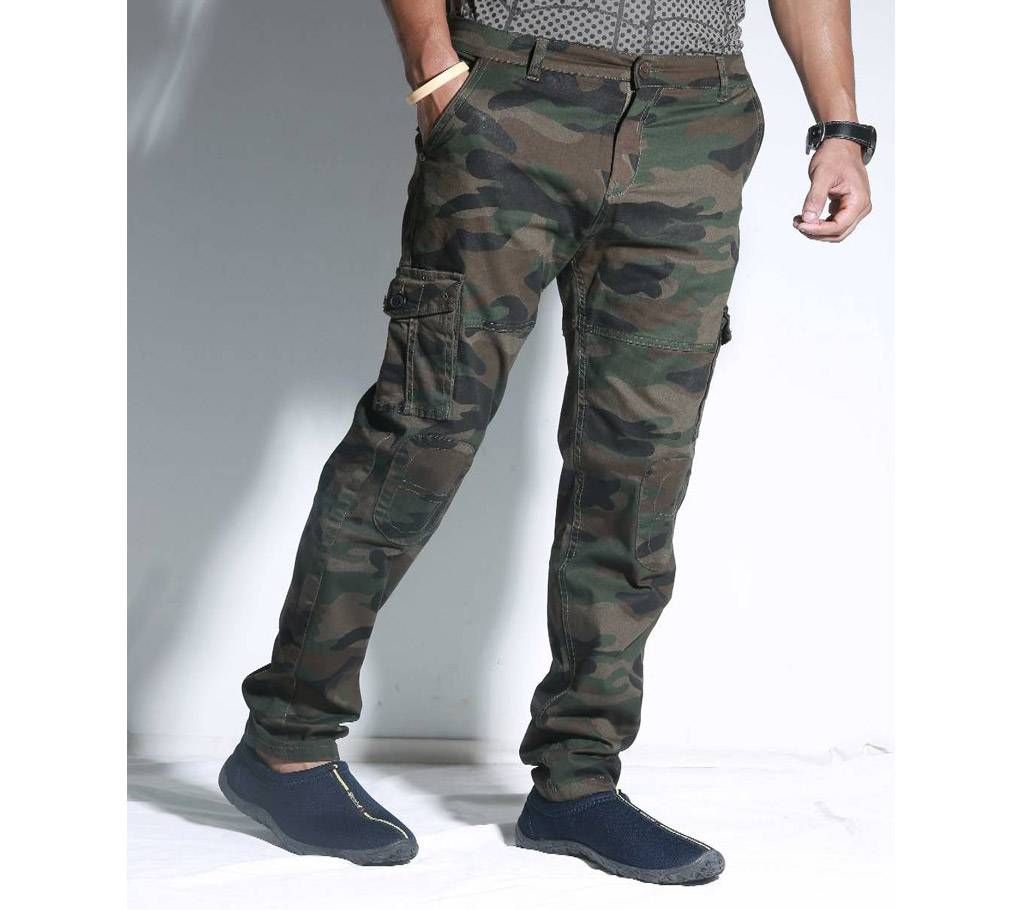 Gents Stretch Camo Long Cargo Pant (CP77)