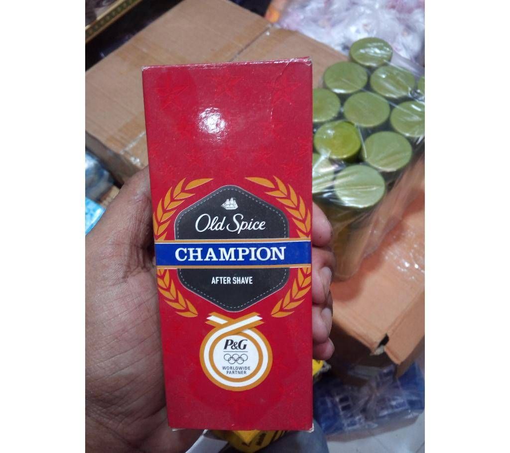 Old spice champion  after shave
