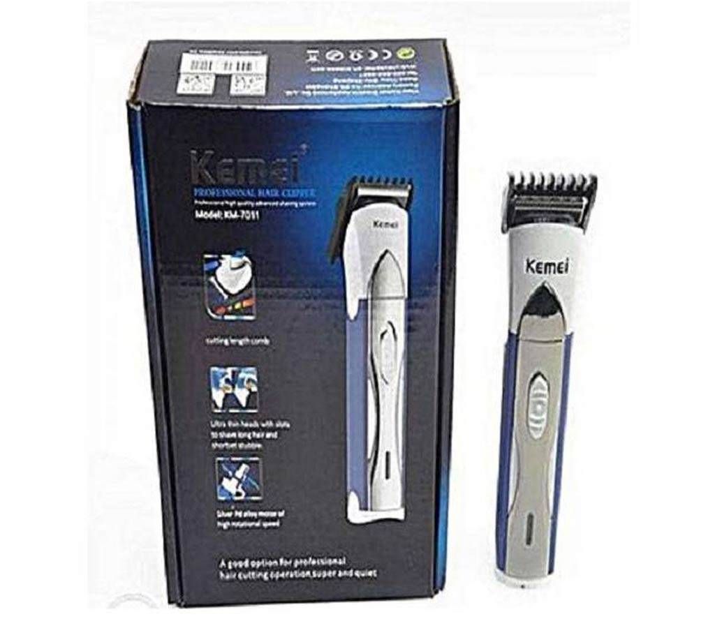 Kemei KM-7011 Rechargeable Electric Hair Clipper and Trimmer