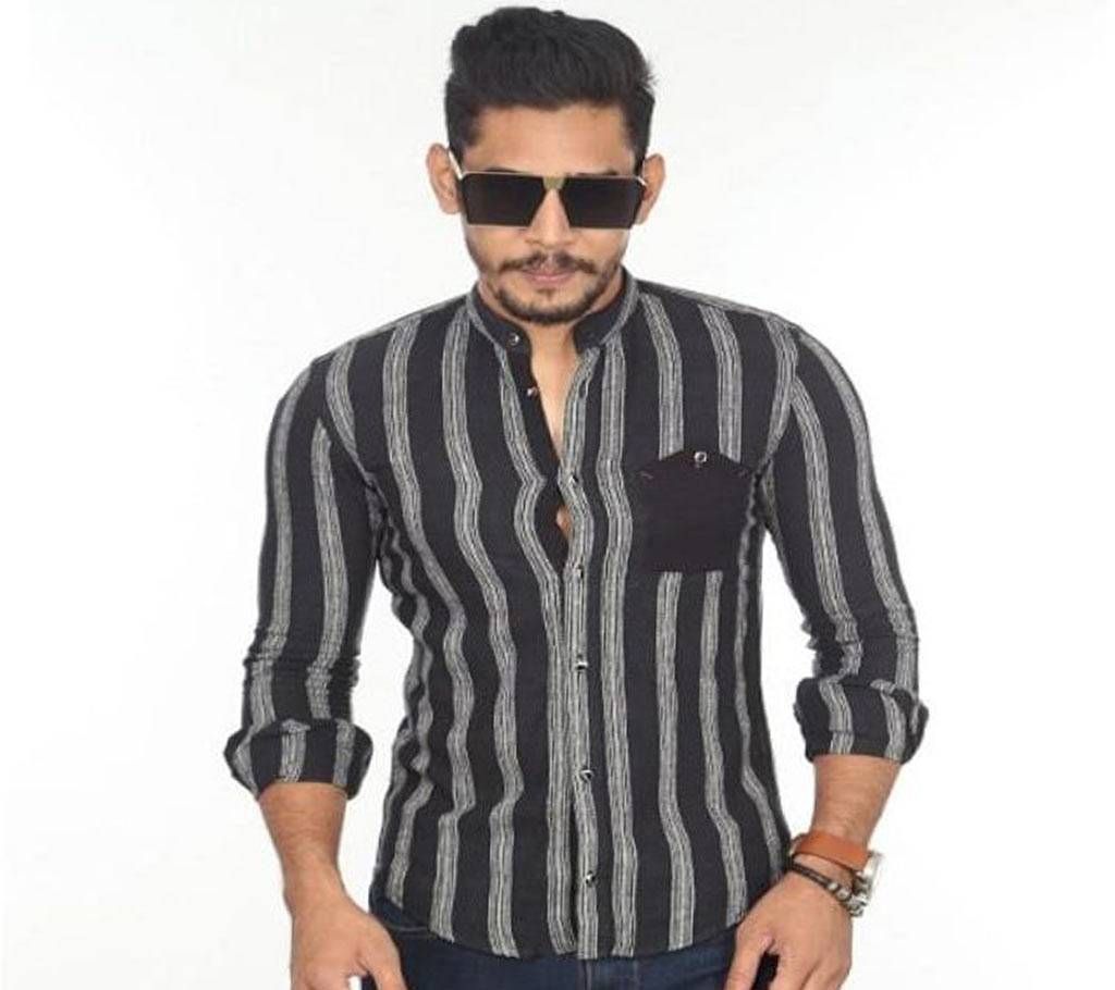 Full Sleeve Casual Slim Fit Shirt-F-039