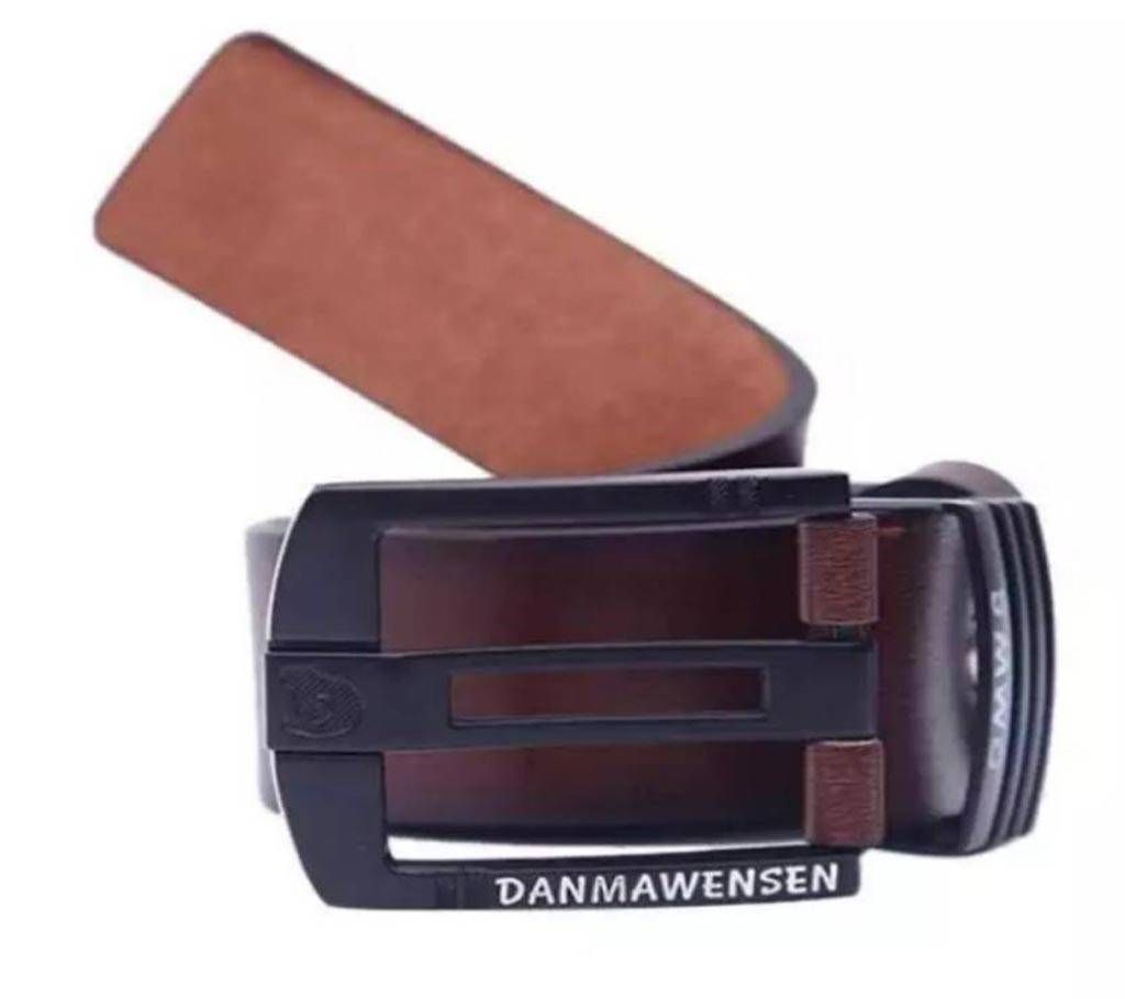 Brown Artificial Leather Formal Belt For Men
