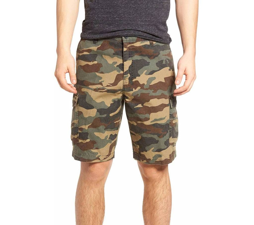 Gents army printed cotton three quarter pant 