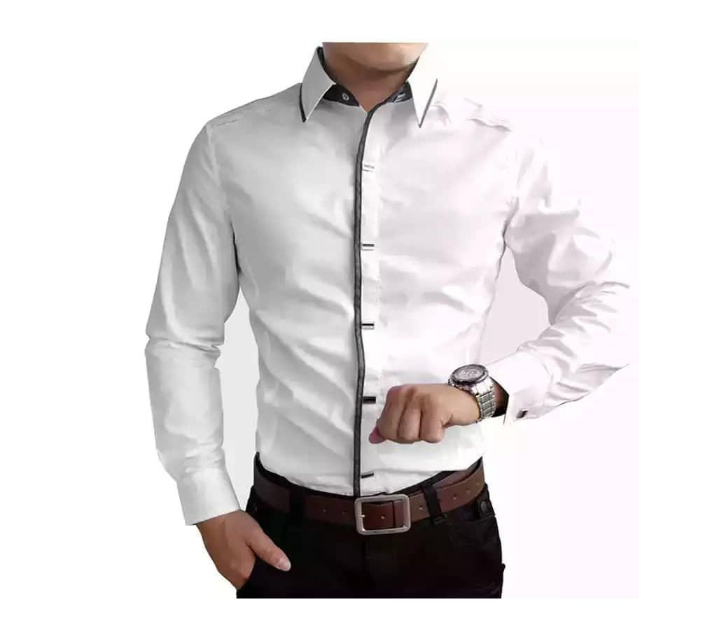 Off White Stylish Causal Shirt For Man