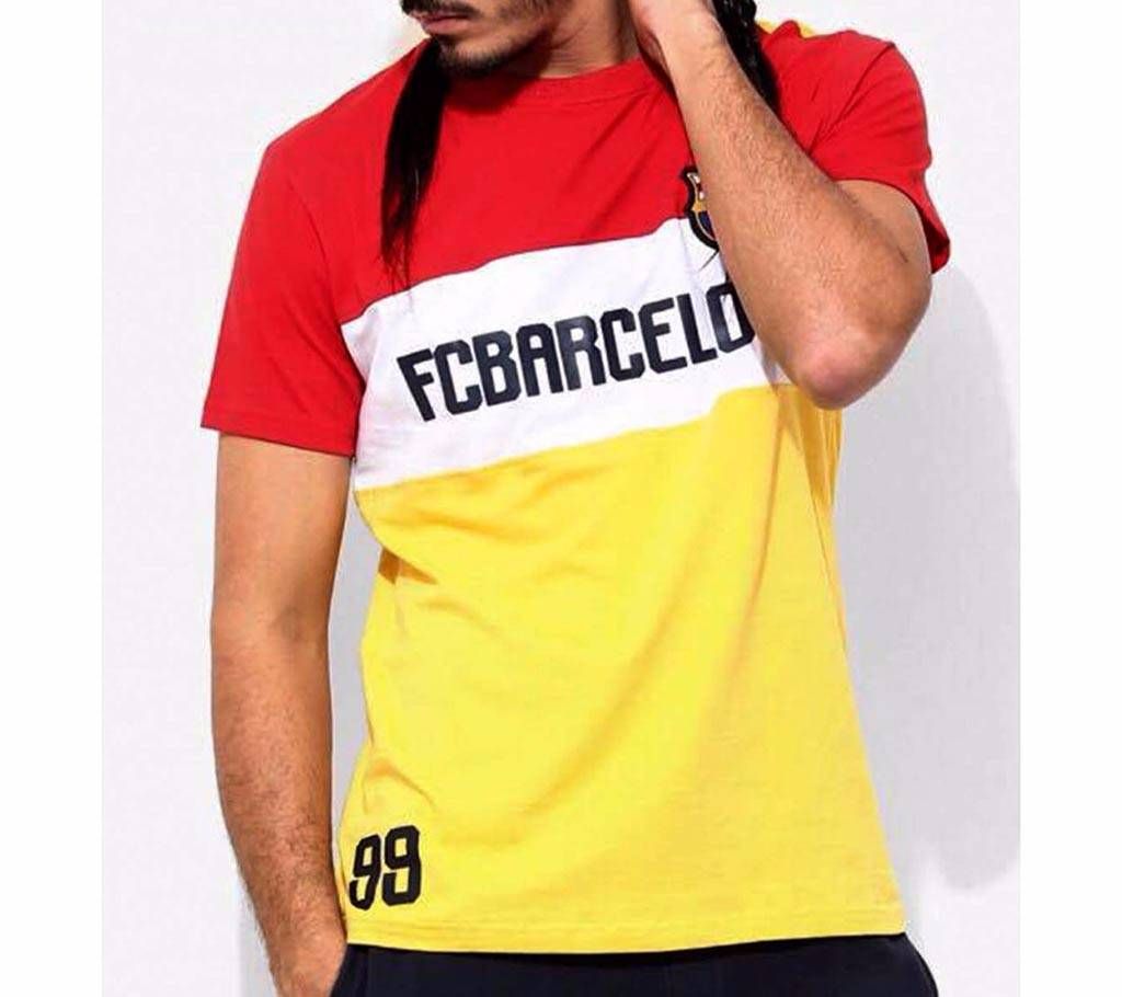 FCB BARCELONA Half Sleeve T-Shirt For Men