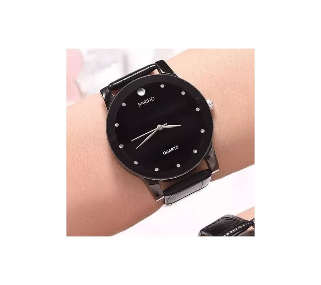 Fashionable Mens Watch Bari03  Black  B24