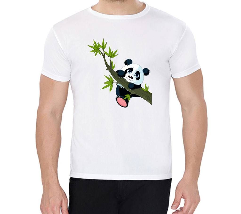Panda - Half Sleeve T-shirt For Men