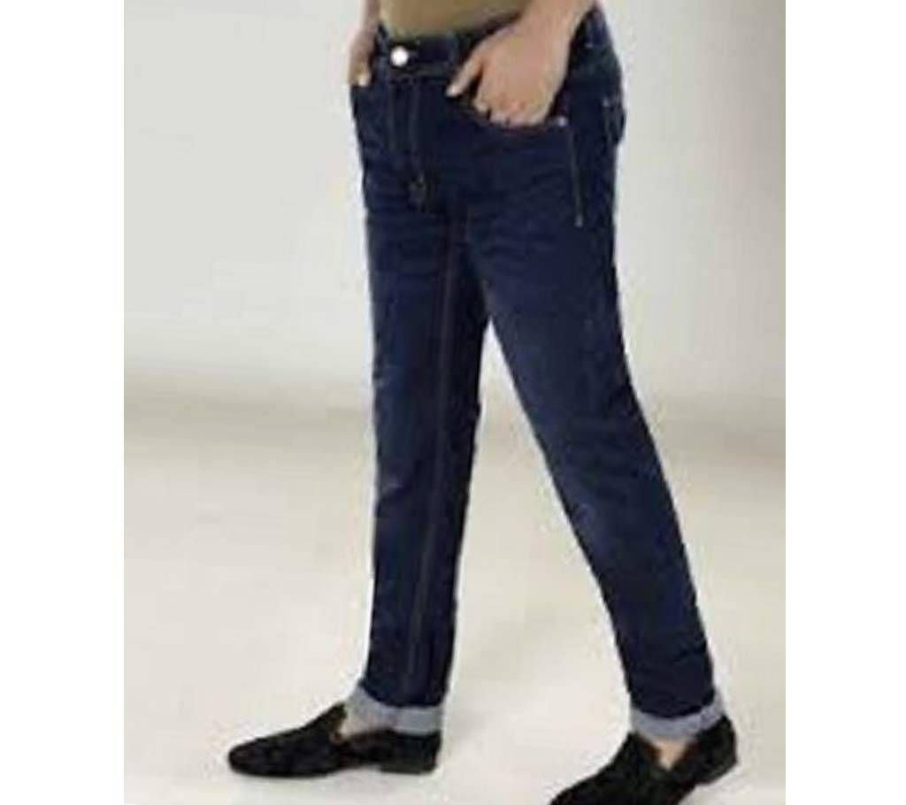 Semi Narrow Fit Denim Jeans Pants for Mens