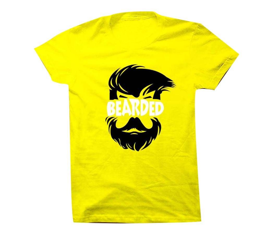 Men's Round Neck T-Shirt Bearded
