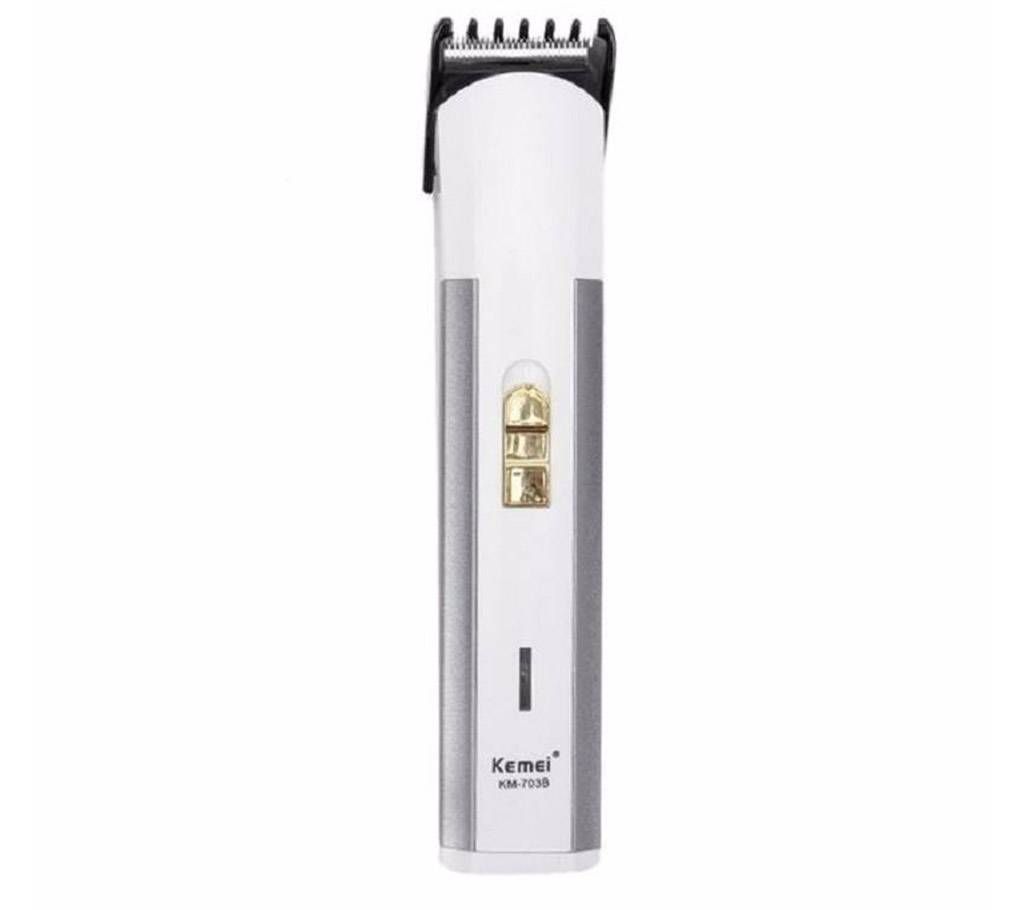 Kemei KM-702B Stylish Rechargeable Electric Hair Trimmer 