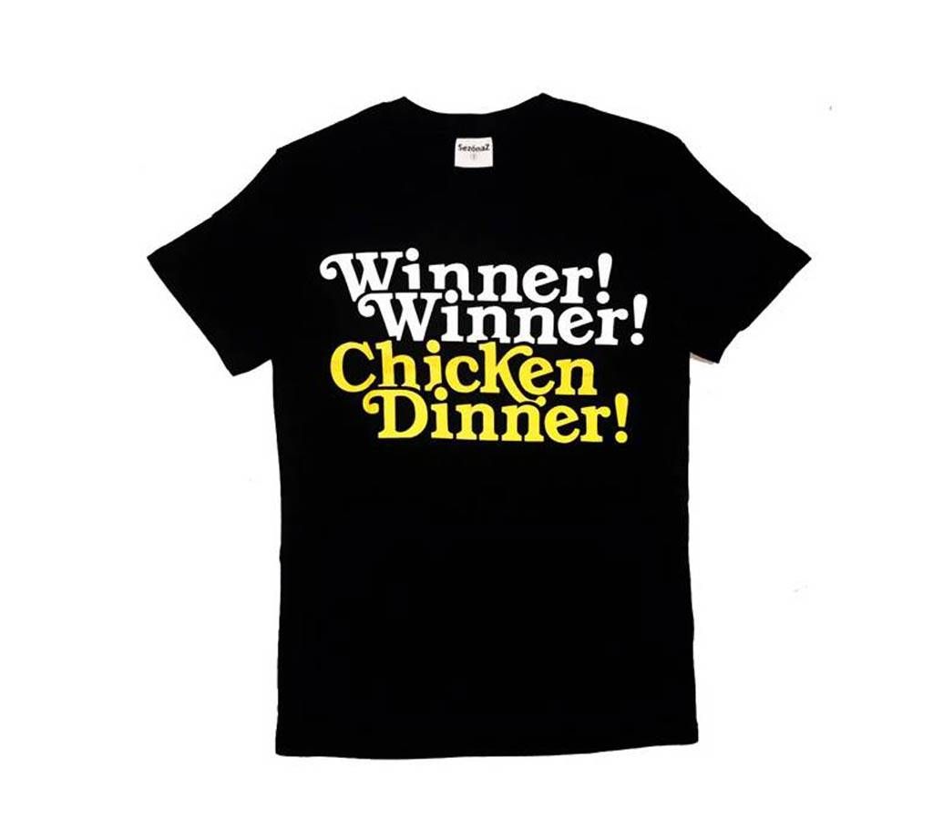 Chicken Dinner - Mens Cotton T-shirt
