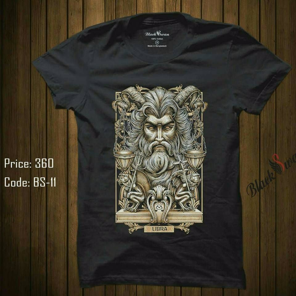 Libra Half Sleeve T-Shirt For Men