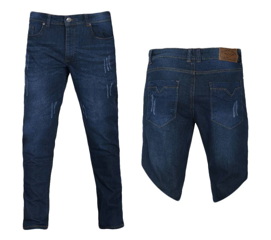 Semi Narrow mans Scratch jeans pant