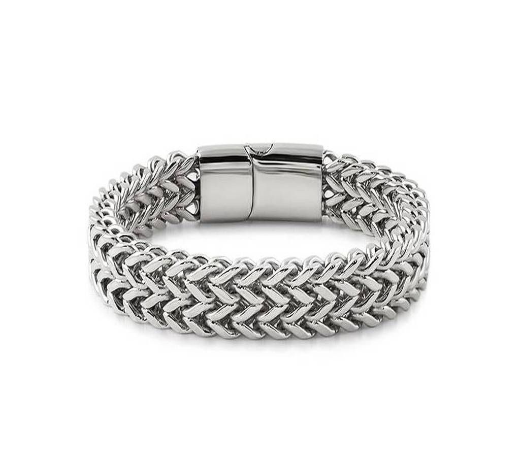 Menz Double Franco Stainless Steel Bracelet 