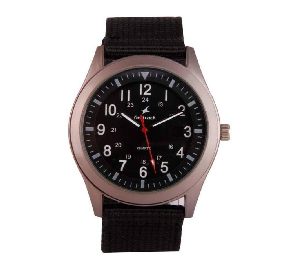 Fastrack Wrist Watch For Men - Black