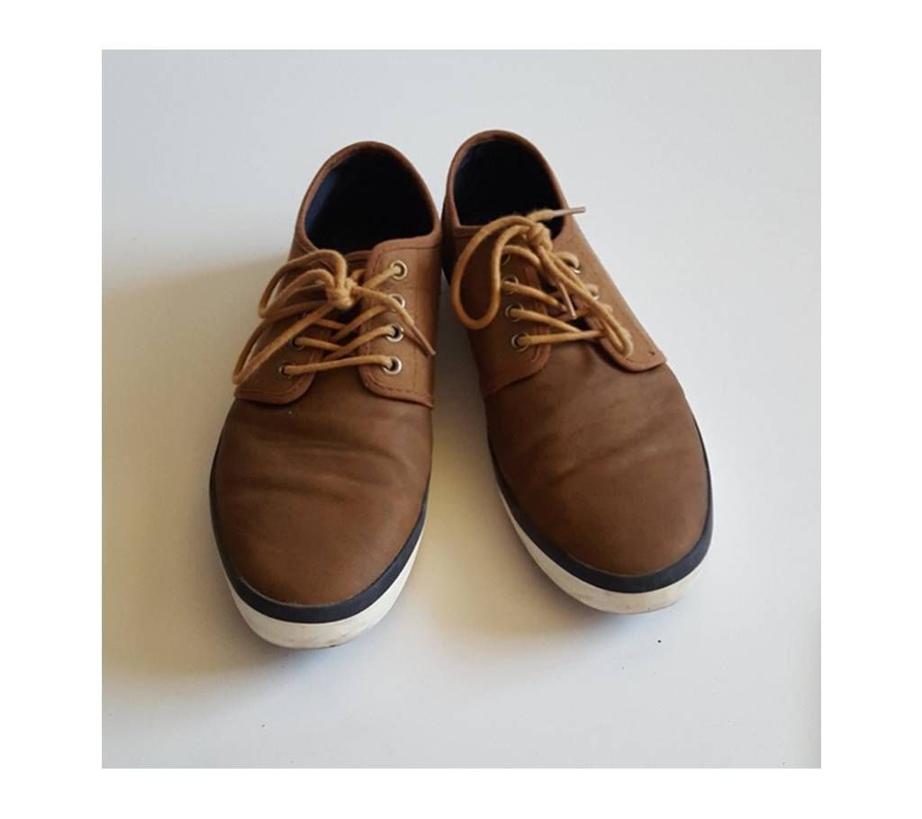 Brown Leather Lace Ups Formal Shoe For Men