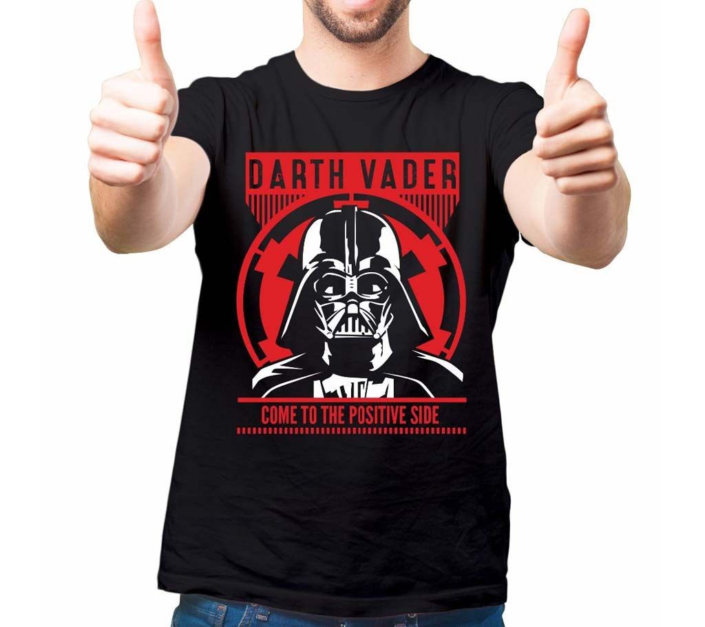Darth Vader Men's Cotton Round Neck T-Shirt