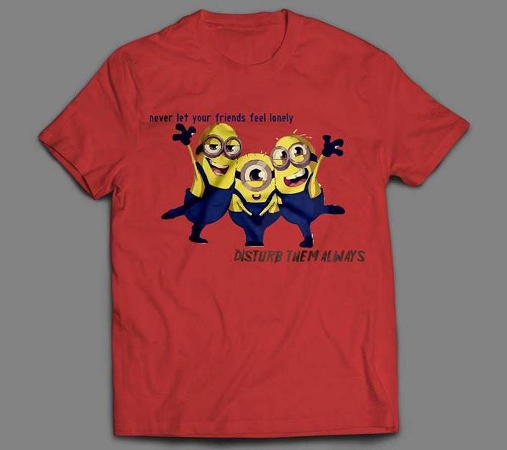 Minion Half Sleeve T Shirt for Men 