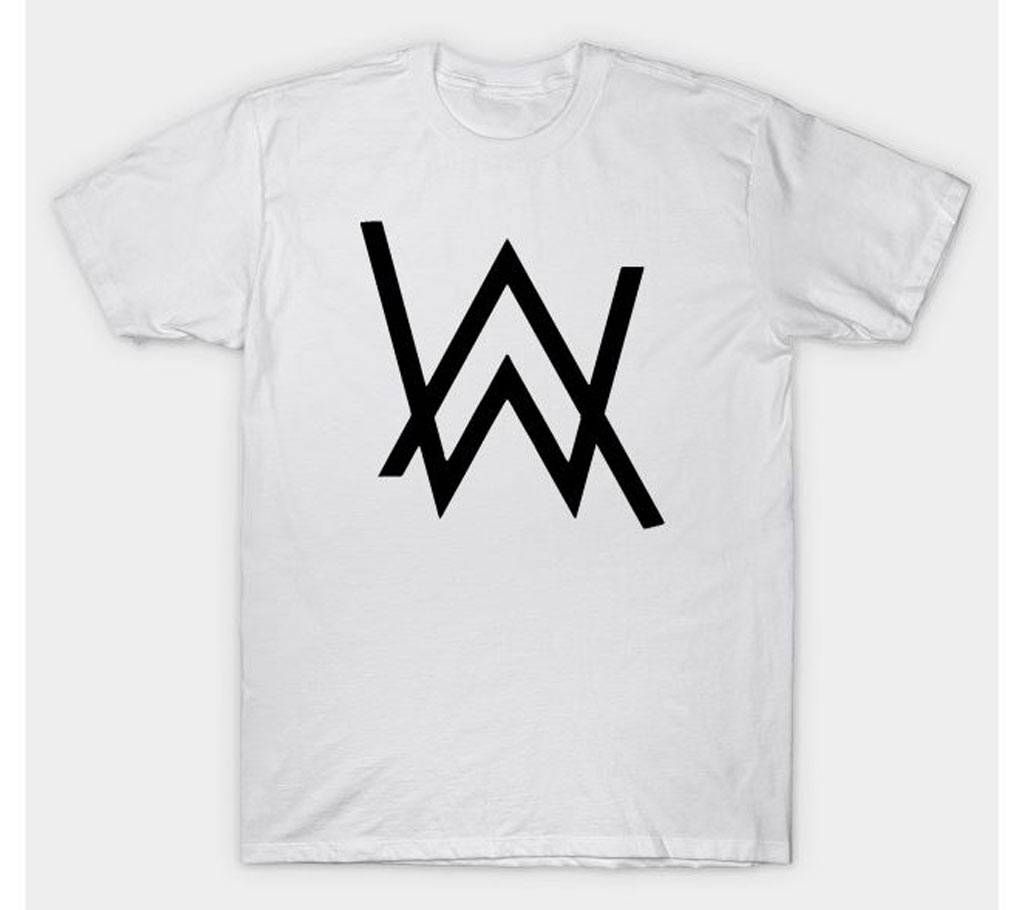 100% Solid White T-shirt for Man