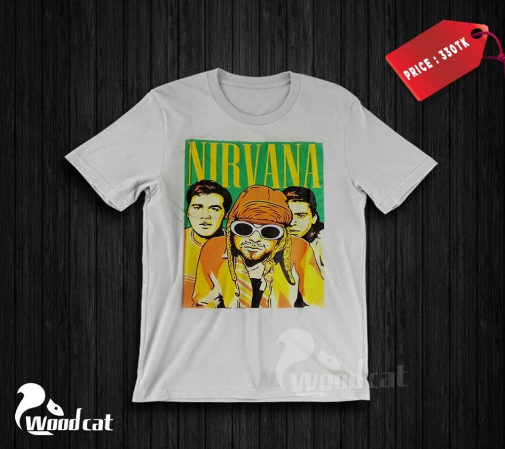 NIRVANA half sleeve t-shirt for men