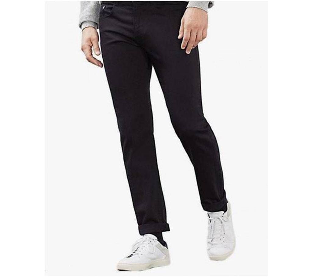 men's gabardine pant- black 