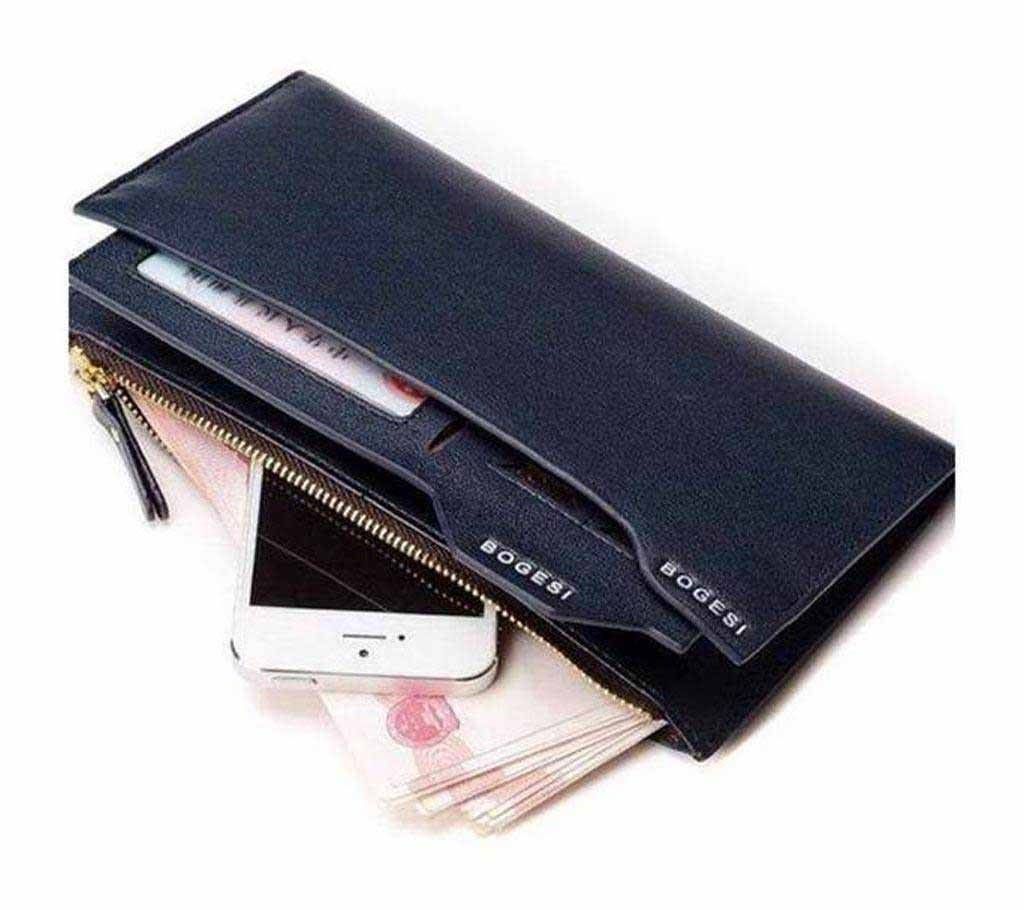 Bogesi gents long shaped leather wallet-copy 