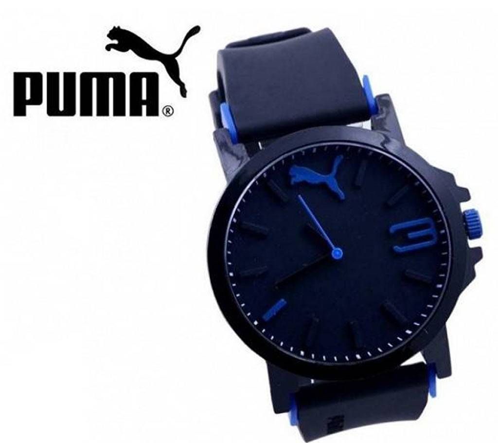 Puma Black Blue Sports Watch for Men