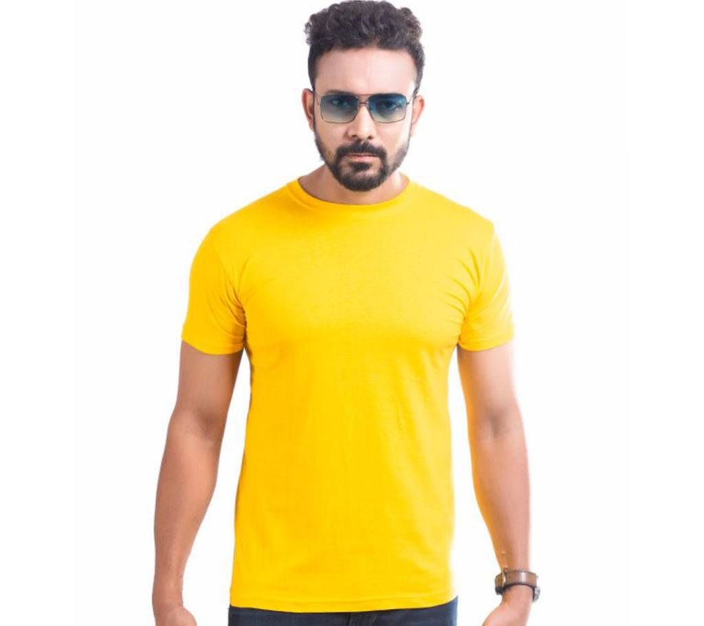 Mens Half Sleeve Cotton T-Shirt T-55
