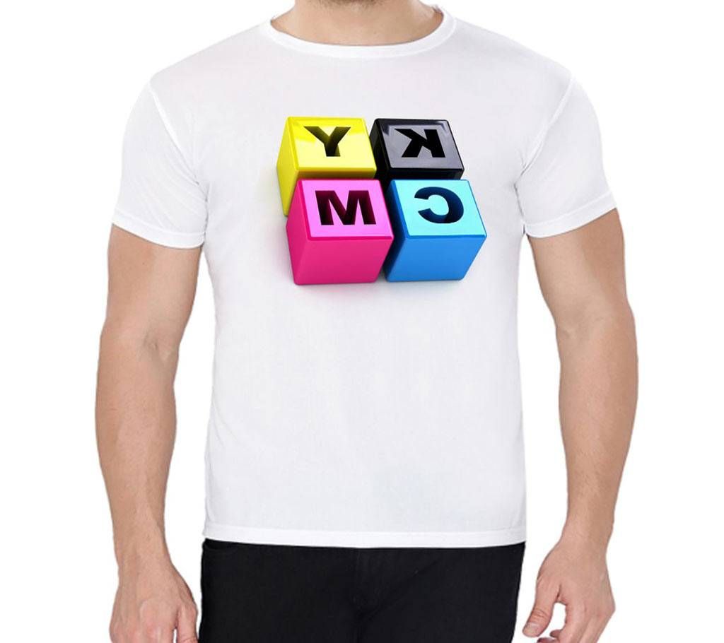 3D Box - Half Sleeve T-shirt For Men