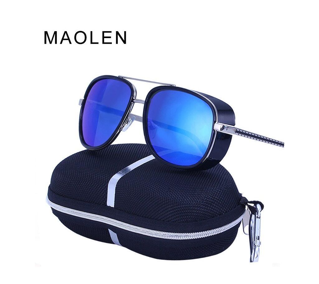 Metal Sunglasses For Men - Blue 