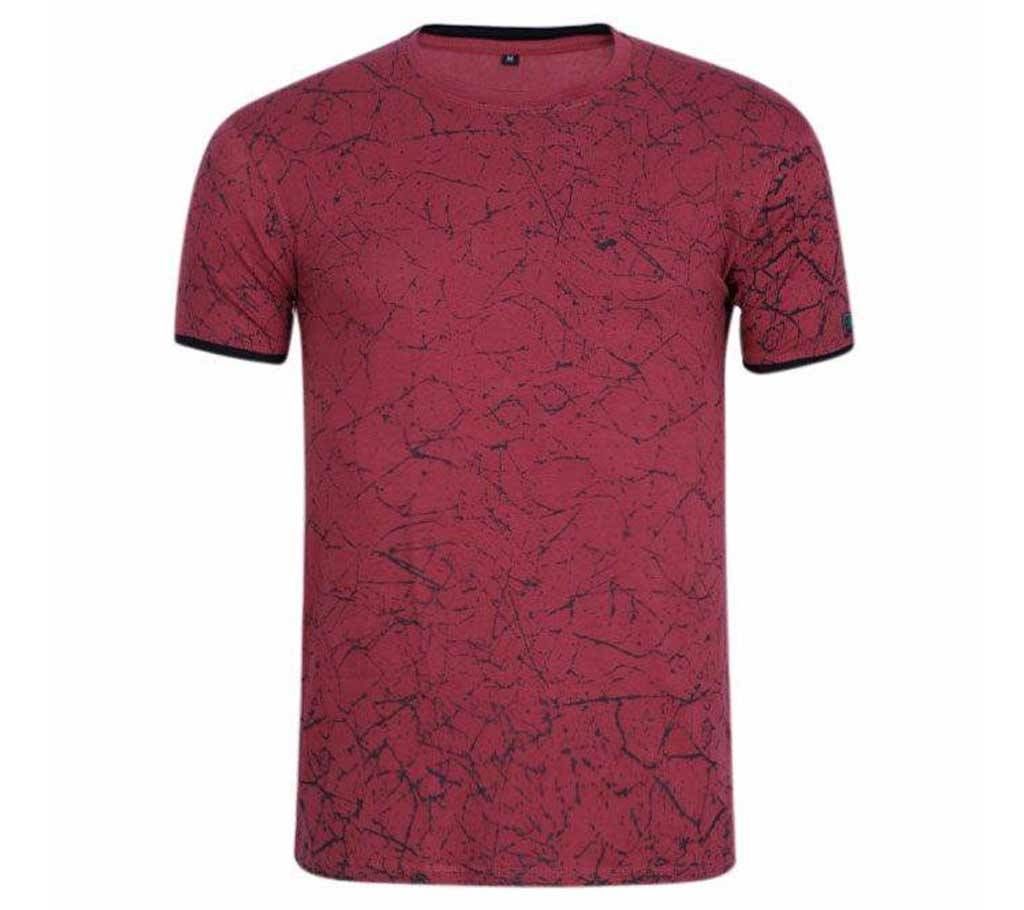 Menz Round Neck Cotton T-Shirt