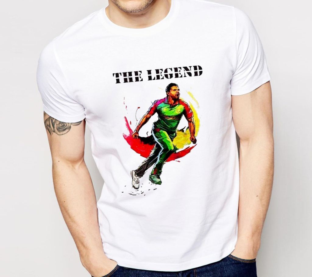The Legend-Half Sleeve Cotton T-Shirt For Men