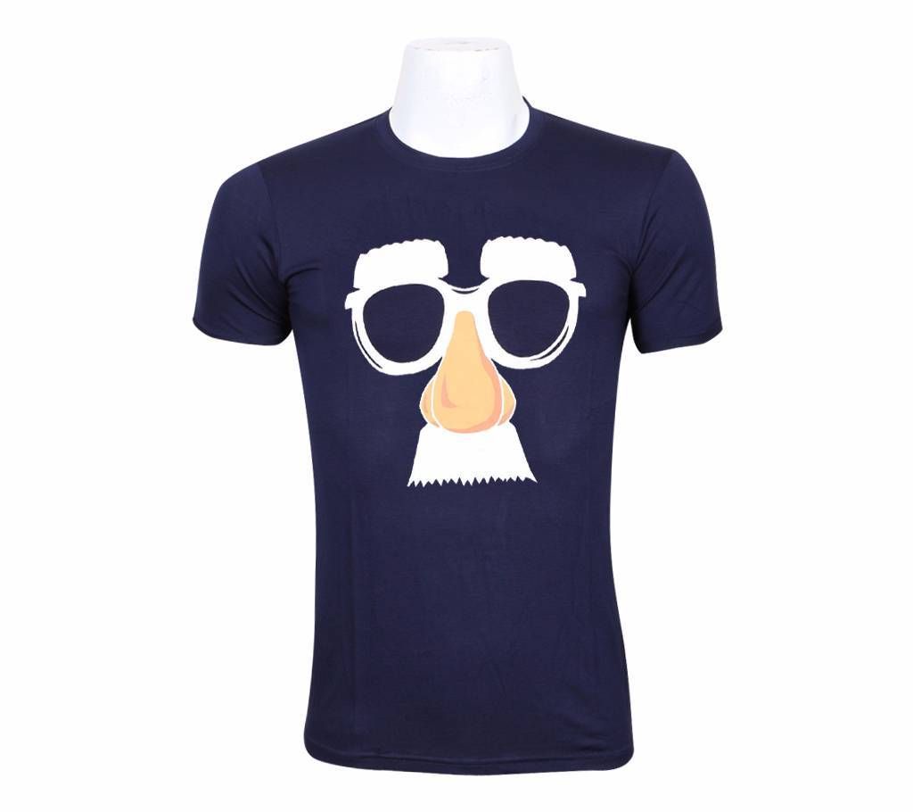 GLASS Printed Half Sleeve Cotton T-Shirt