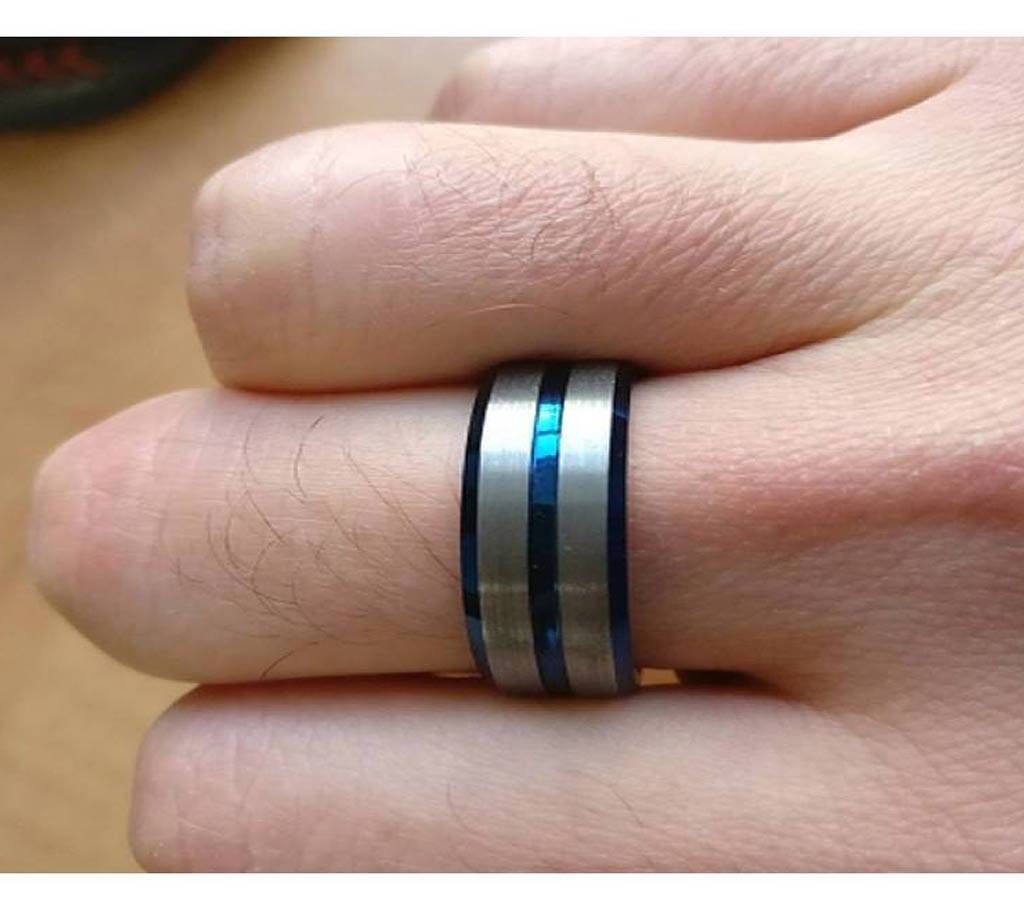 Silver & Blue Zircon Finger Ring
