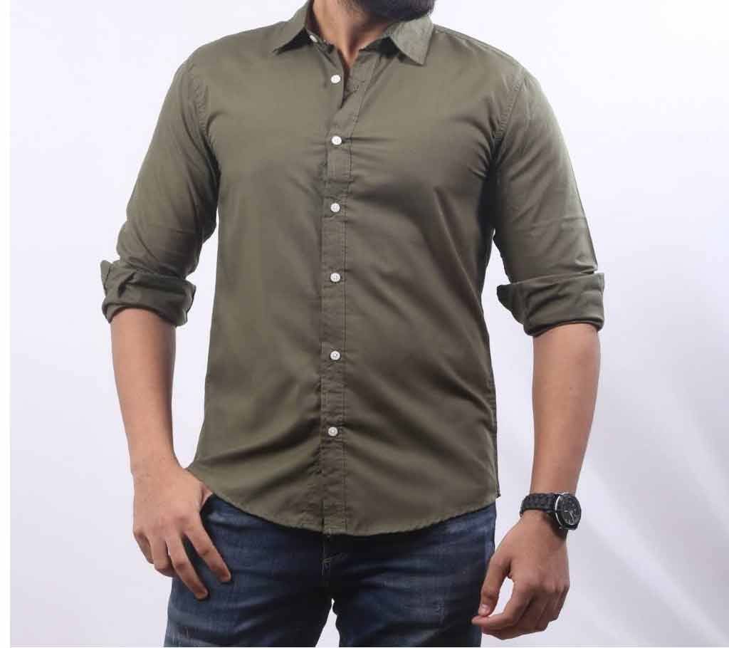 Full sleeves casual and formal shirt for men's