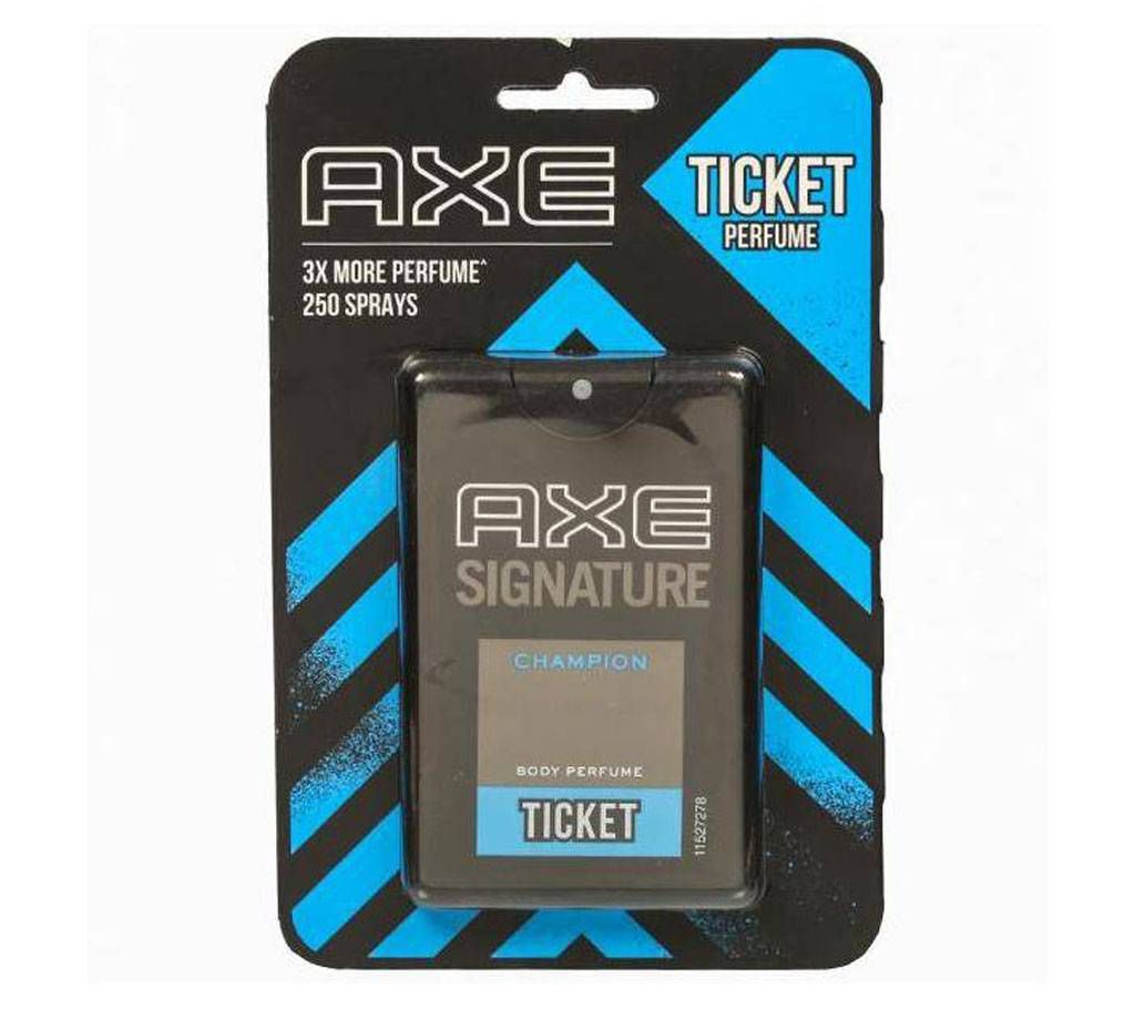 AXE Signature Champion Ticket Pocket Perfume 17ml India 