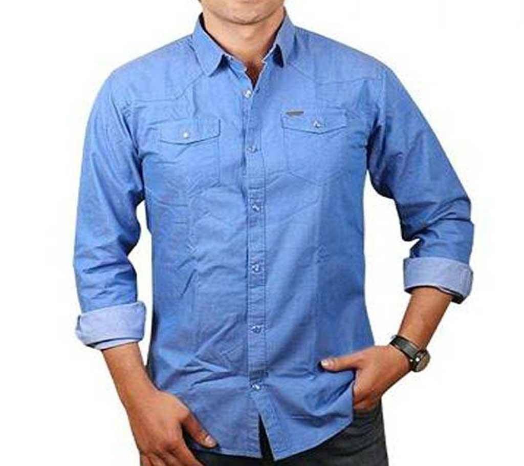 Gents Full Sleeve Denim Shirt, #09.