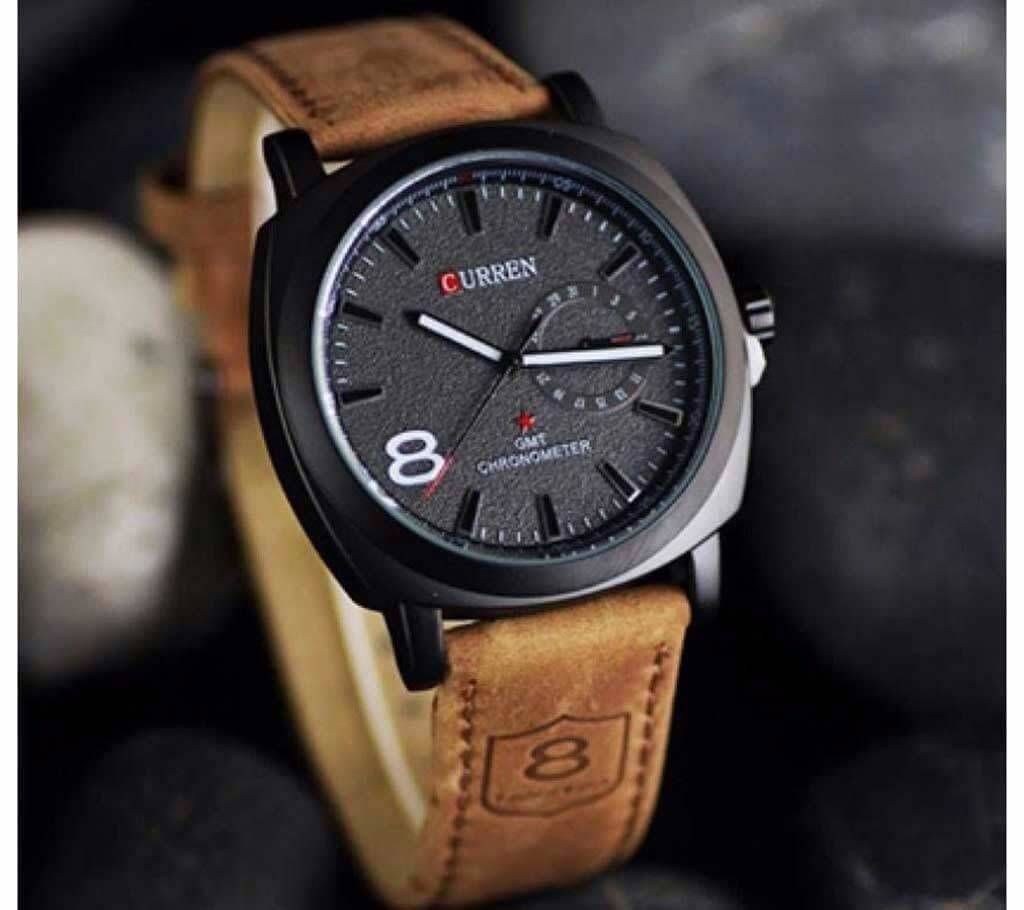 Gent's PU Leather Wrist Watch  