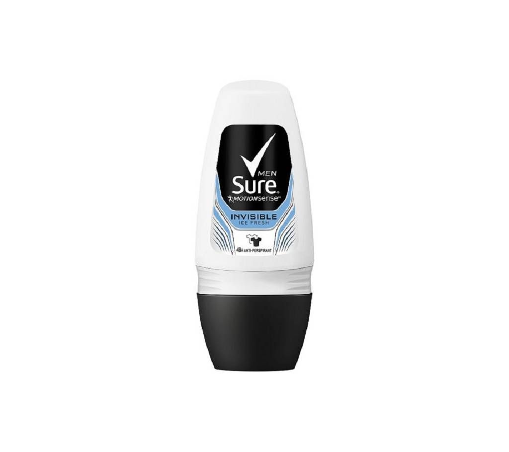 Sure Men Invisible Ice Fresh Roll on Deodorant UK